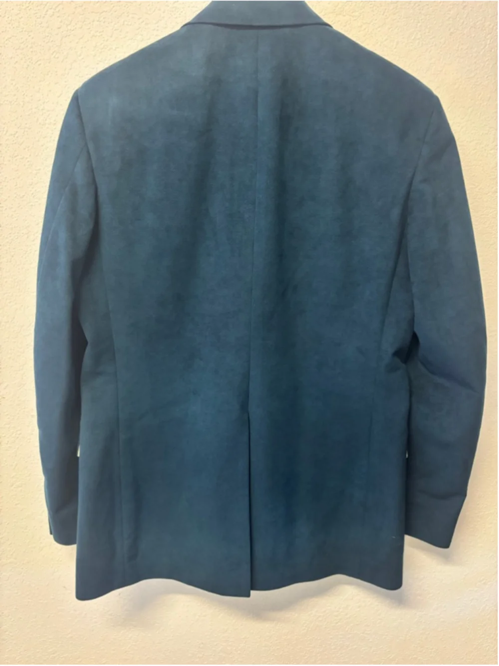 Vintage Laughton Hunter Navy Suede Sport Coat custom, measurements below